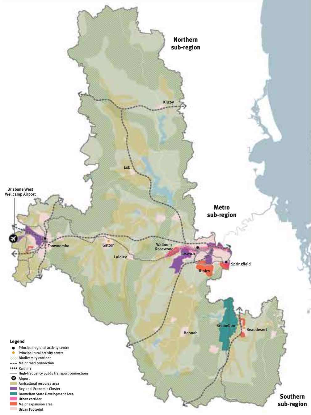 The Western sub-region in South East Queensland’s regional plan¹